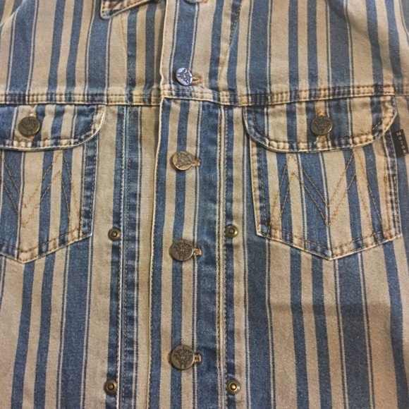 KIM MOTORMONTENEGRO OUTLAW SEAMSTRESS RARE VINTAGE DENIM JACKET - Picture 8 of 9